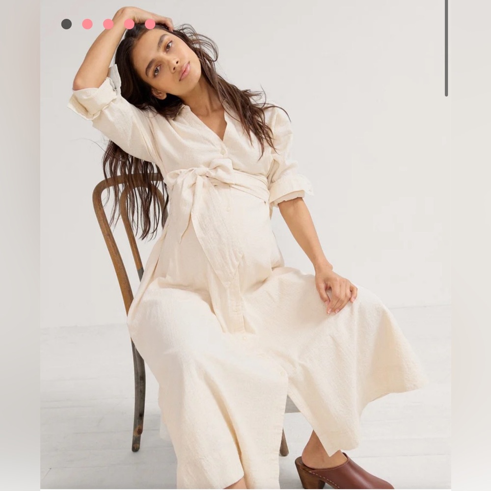 Hatch Maternity Longsleeve Silvina Dress NWT, Size 1